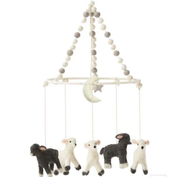 PEHR Little Lamb Mobile - Picture 1 of 11